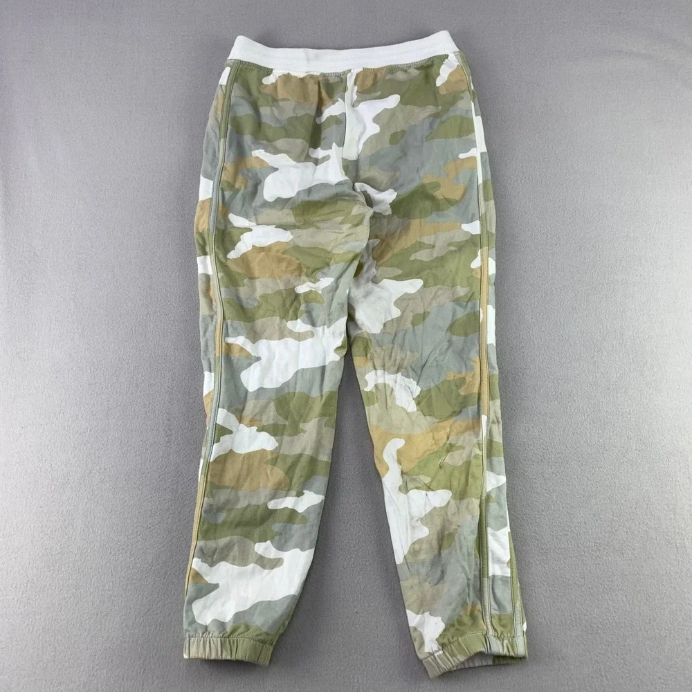 Aerie Camo Jogger Pants Women S Green Camouflage Elastic Waist Casual Loungewear